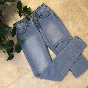 Blue Super Soft and Stretchy Jeggings